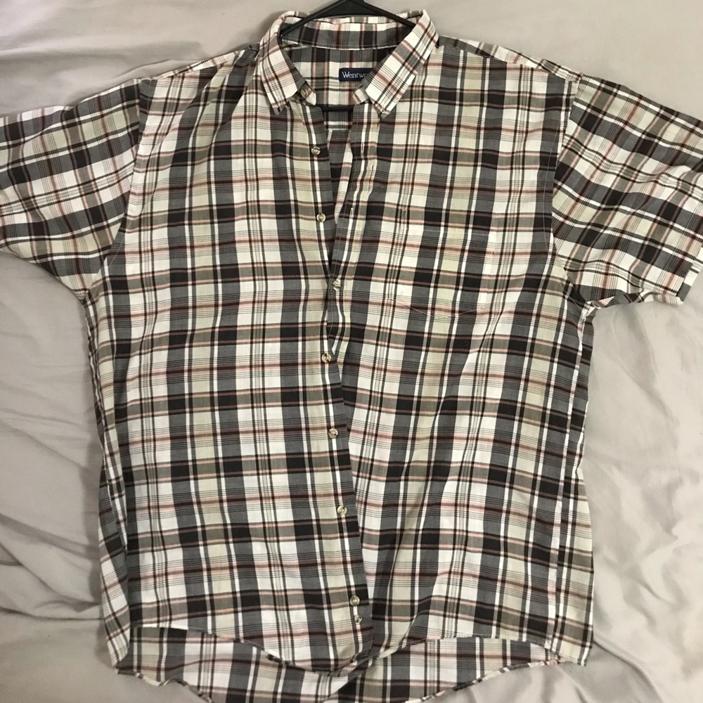 Wentworth button down short sleeve XL